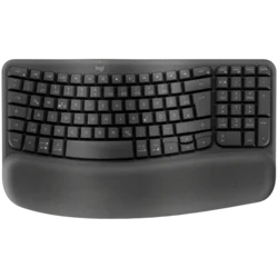 LOGITECH Wave Bluetooth ergonomic keyboard - GRAPHITE - US INTL - B2B