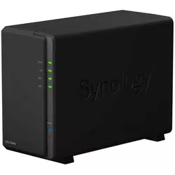 Synology DiskStation DS218play, Tower, 2-bays 3.5 SATA HDDSSD, CPU 4-core 1.4 GHz; 1GB DDR4 non-ECC; RJ-45 1GbE LAN Port; 2x USB 3.0; 0.87