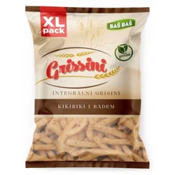 ŠTAPIĆI INTEGRALNI KIKIRIKI BADEM BAŠ BAŠ 400G