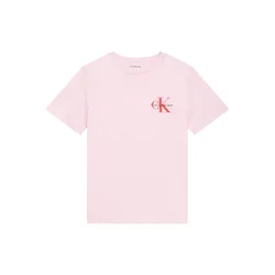 Calvin Klein Jeans Majica roza/rdeča/črna