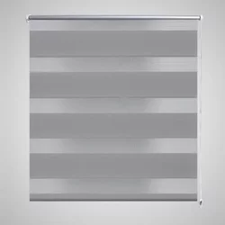 Zebra zavjesa 120,9 x 175 cm Širina tkanine 116,7 cm siva
