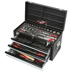 KS Tools sanduk za alat sa 1/4+1/2 CHROMEplus univerzalnim setom alata, 99-delni 918.0200
