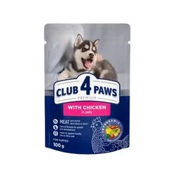 Club4Paws sos za pse Puppy - Piletina u želeu 100g