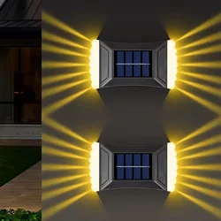 Solarna fasadna lampa za moderno dvorište