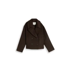 TOM TAILOR DENIM Prehodna jakna temno rjava