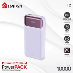 Power bank Prenosiva baterija Fantech T2 10000mAh QC/ PD/ 22.5W ljubicasti