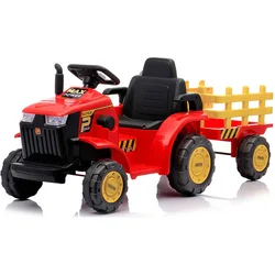 Traktor sa prikolicom na akumulator crveni 451245