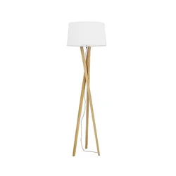 SALINO STAJAĆA LAMPA  E27  /IP20/DRVO & BIJELA