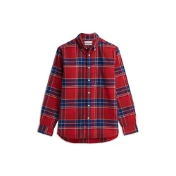 TOMMY HILFIGER Srajca Hero temno modra/rdeča/vinsko rdeča/bela