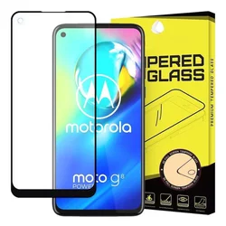 Kaljeno staklo zaštitnik zaslona Potpuna pokrivenost s okvirom za Motorola Moto G8 Power / Moto G Pro