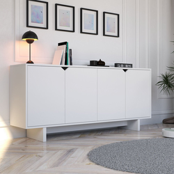 HANAH HOME Konzola Doruk White