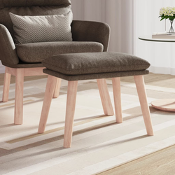 vidaXL Stolček za noge taupe 45x29,5x39 cm blago
