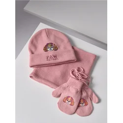 Sinsay - Dečiji zimski komplet za devojčice PAW Patrol - pastelno roze