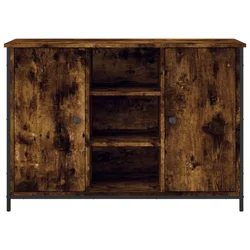 Komoda boja dimljenog hrasta 100 x 35 x 70 cm konstruirano drvo