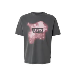 LEVIS  Majica VINTAGE temno siva/magenta/pastelno roza