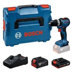 Bosch Akumulatorska vibraciona bušilica/odvrtač GSB18V-52, 1x GBA 18V 2.0Ah + 1x GBA 18V 4.0Ah + GAL 18V-40 + L-boxx, 06019S0122
