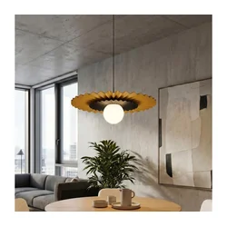 Luster na sajli UMBRA 1xG9/8W/230V crna/narandžasta