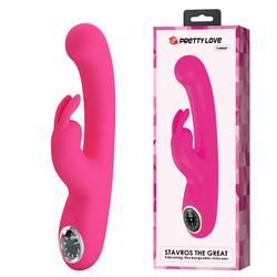Pretty Love Lamar Stavros The Great Rabbit G-Spot Vibrator Pink