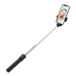 Teleskopski selfie stick WRY1S s trojnogom - 70 cm - Crna KP34933