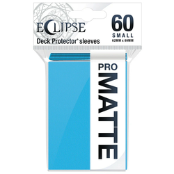 Ultra Pro Matte Eclipse Small Desk Protector Sleeves 60 - Sky Blue