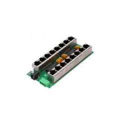 Extralink PoE Injector 8 1000Mb/s RJ45 portova, Mode B, pasivni - 8 Port Gigabit PoE Injector