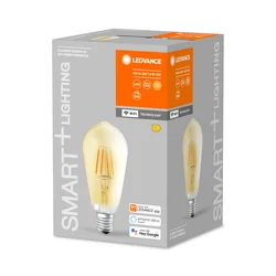 LEDVANCE SMART+ LEDVANCE SMART WiFi E27 6W Edison zlato 2.400K - Steklo