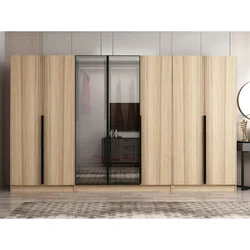 Hanah Home ormar sa reflektujućim staklom Nisa 20614, 315 cm, dore