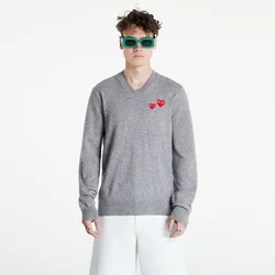 Pulover Comme des Garçons PLAY Crewneck Sweater UNISEX Grey M