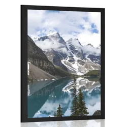Plakat čudovita gorska pokrajina - 30x45 white