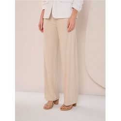 Sinsay - Viskozne pantalone straight leg - nude