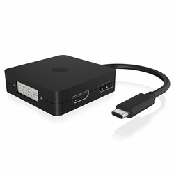 *ICY BOX IB-DK1104-C 4 v 1, HDMI, DP, DVI-D, VGA