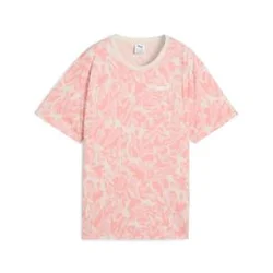 PUMA Majica kratak rukav ess nature 2.0 relaxed aop tee W