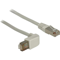 Delock RJ45 omrežni priključni kabel CAT 5e S/FTP [1x RJ45-vtič - 1x RJ45-vtič] 0.50 m siv Delock