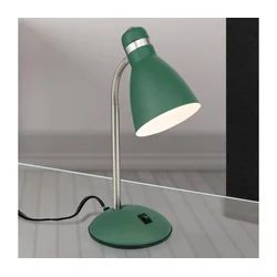 Orion - Stona lampa SCHOOL 1xE27/40W/230V zelena/matni hrom