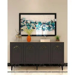 Hanah Home Konzolni sto Violet, 150x75x35 cm, Antracit