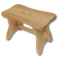 eoshop Stol KT256 iz masivnega lesa (barva lesa: bor)