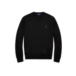 Polo Ralph Lauren Pulover 710941105004 Črna Regular Fit