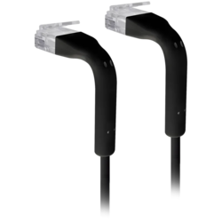 Ubiquiti U-Cable-Patch-3M-RJ45-BK cable with bendable boots RJ45, 3 mm outer diameter, Cable length: 0.1 to 8 m