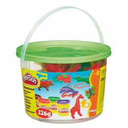 PLAY DOH plastelin set 33 za modeliranje z modelčki živali, v vedru