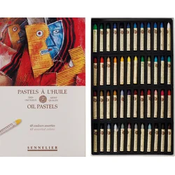 Sennelier 62.3941 Komplet oljnih pastelov Basic Shades 48 kosov