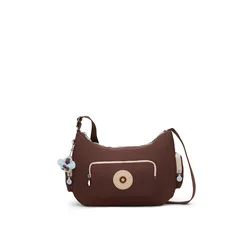 KIPLING Torba za čez ramo Gabbina Energy temno rjava