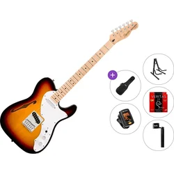 Fender Squier Affinity Series Telecaster Thinline MN Standard SET 3-Color Sunburst Električna kitara