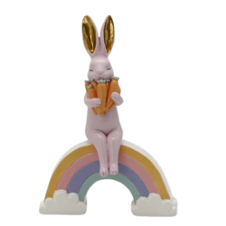 Ena Figura Zeka na dugi 15x6x21cm, Roze