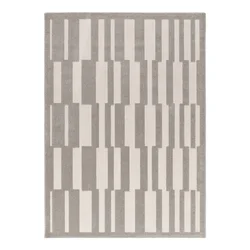 Kremno belo sivorjava preproga 80x150 cm Baresa – Universal