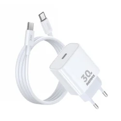 Remax SET:Strujni punjac Figen 30W USB+TIP C+ kabl TIP C na TIP C RP-U71 ( 831 )