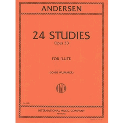 ANDERSEN:24 STUDIES FOR FLUTE OP.33