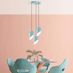 Conceptum Hypnose Luster Kesik-6176-3, 75-121cm, O40 cm, 3xE27 , Tirkizni