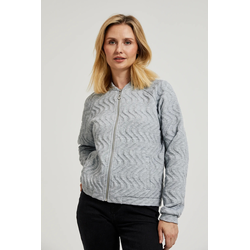 Womens bomber jacket Moodo - gray