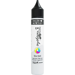 Daler Rowney System3 Akrilna barva Silver Imitation 29,5 ml 1 kos