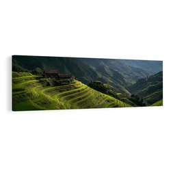 Slika mirna dolina v gorah - 135x45